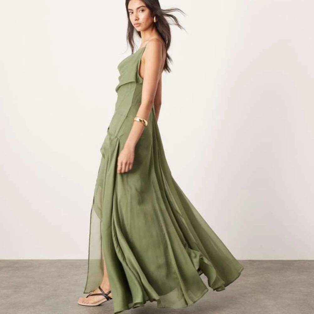 ASOS Sage Green Maxi Dress